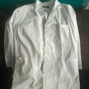 White Women's White Coat